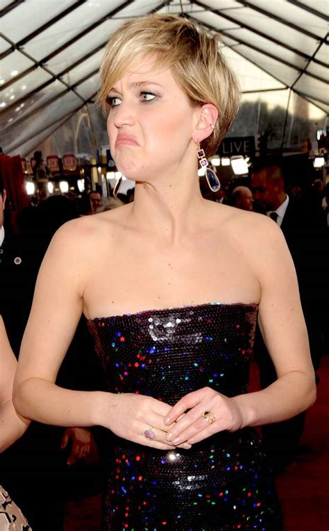 Jennifer Lawrence 6 Funny Faces She Made At The Sag
