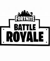 Fortnite Logo Coloring Royale Battle Print Pages Vivid Topcoloringpages Small sketch template