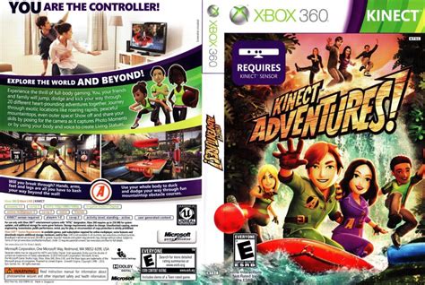 kinect adventures xbox  game covers kinect adventures dvd ntsc  dvd covers