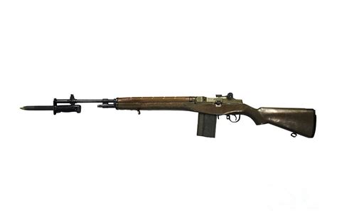 M14 Rifle Developed From The M1 Garand Photograph By Andrew Chittock