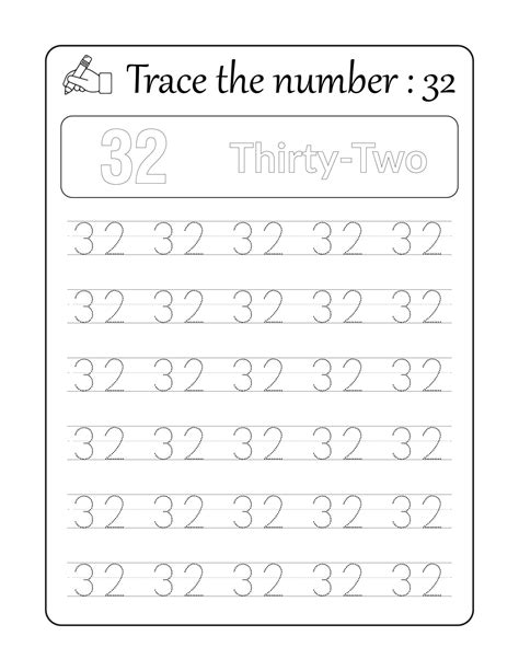 trace  number  number tracing  kids  vector art