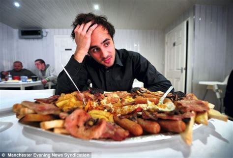Cafe Challenges Customers To Eat 6 000 Calorie Breakfast Daily Mail