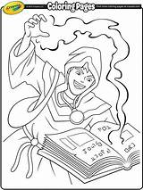 Coloring Sorcerer Pages Halloween Printable Crayola sketch template