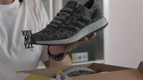 adidas pure boost  unboxing review youtube
