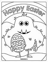 Easter Coloring Pages Kids Printable Spring Color Monster Print Printables Book Fun Makeitgrateful Hunt Colouring Egg Number Will Sunny Sweet sketch template