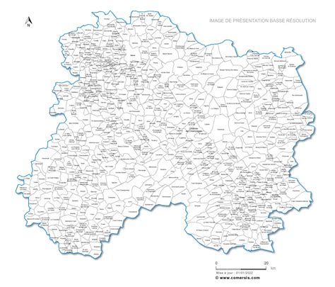 carte personnalisable des villes  communes de la marne  hot