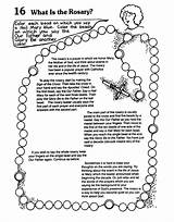 Rosary Mysteries Hail Ccd Joyful Prayers Religion Sorrowful Praying Believer Commandments Ec0 Page16 2nd Jays Coloringhome sketch template