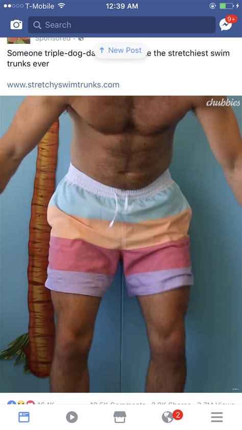 chubbies stretch swim shorts ad for these shorts on their site but