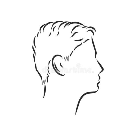male side profile drawing  tutorial   draw anime characters