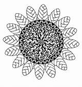 Mandala Doodle Doodles Coloring Pages Simple Category Very sketch template