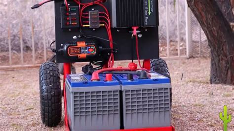 build  powerful diy  grid power backup system fully portable