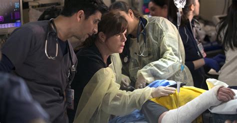 review in ‘code black cbs s new drama the e r is bustling the