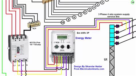 phase house wiring diagram