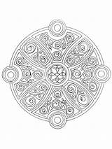 Celtic Pages Coloring Mandala Getcolorings Designs Color sketch template