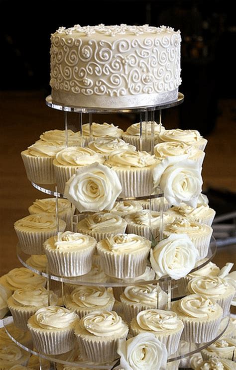mouthwatering cupcake wedding cakes   rock  wedding