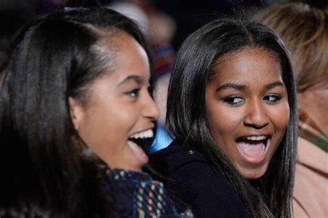 Familie Barack Obama Töchter Sind Großartige Freundinnen Geworden