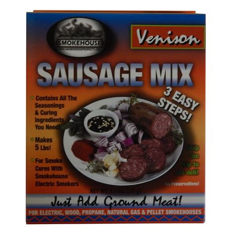 Smokehouse Products Venison Sausage Seasoning Mix 9747 003