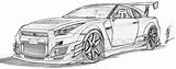 Gtr Drawing Nissan Skyline R34 Coloring Pages Draw Deviantart Traditional Template Source Templates Paintingvalley sketch template