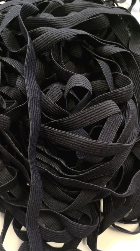 braided elastic mm black fabricstore