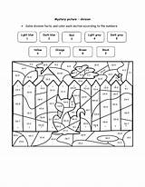 Worksheets Division Coloring Mystery Math Puzzle Cat Kids Color Worksheet Teach Nology Multiplication Fun Pages Printable Number Sheets Colouring Word sketch template
