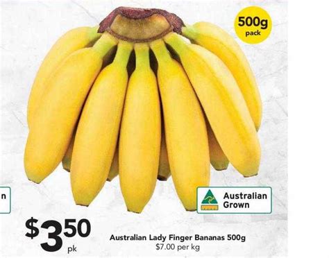 Australian Lady Finger Bananas Offer At Drakes