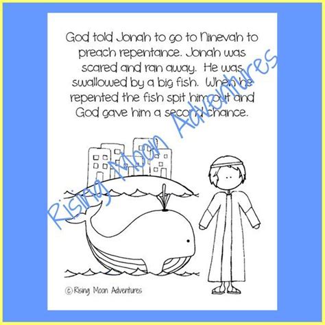 jonah   whale coloring page  etsy whale coloring