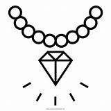 Colar Diamantes Ausmalbilder Halskette Diamant Pearl Collar Coloriage Joya Warmans Pngegg Ultracoloringpages sketch template