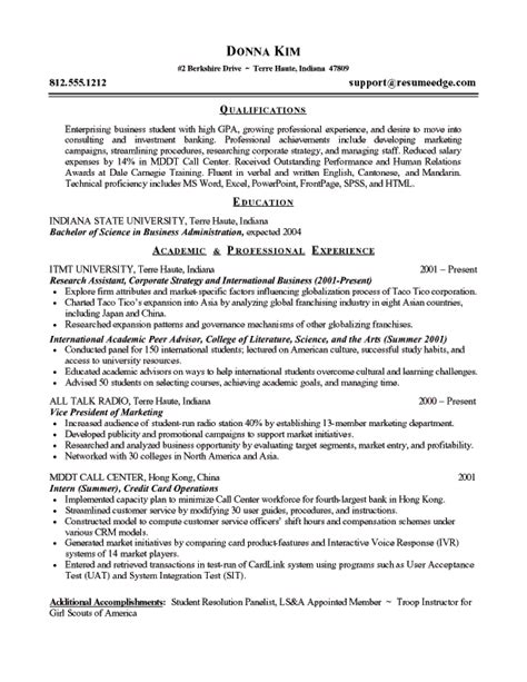 entry level resume sample entry level resume