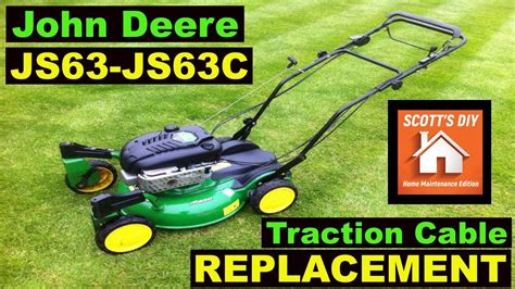 john deere js   replace  traction control cable diy youtube