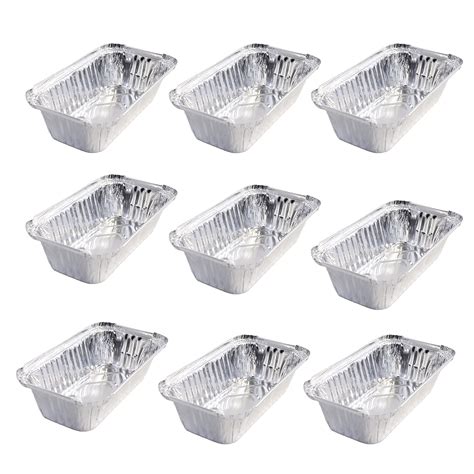 buy set   small disposable aluminum loaf pans   desertcartuae