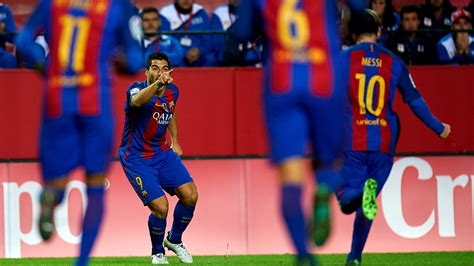 fc barcelona news  november  barcelona survive sevilla scare lionel messi reaches