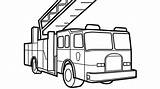 Fire Truck Coloring Pages Clipart Bestappsforkids sketch template
