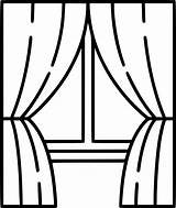 Window Clipart Curtains Drawing Icon Svg Curtain Windowsill Getdrawings Onlinewebfonts Clipground sketch template