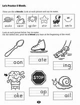 Worksheets Phonics Blends Worksheet Grade Kids Consonant Blending Reading Jolly Practice Kindergarten Letter Printable Activities Let Primary Teaching Summer Speech sketch template