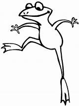 Kikker Frosch Kikkers Kleurplaten Grenouille Ausmalbild Malvorlagen Malvorlage Sapo Dibujo Mewarnai Katak Kodok Rana Animasi Dieren Springende Bergerak Coloriages Animierte sketch template