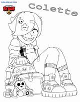 Colette Brawl Stars Coloring Pages Printable Wonder sketch template