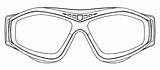Goggles Drawing Patents sketch template