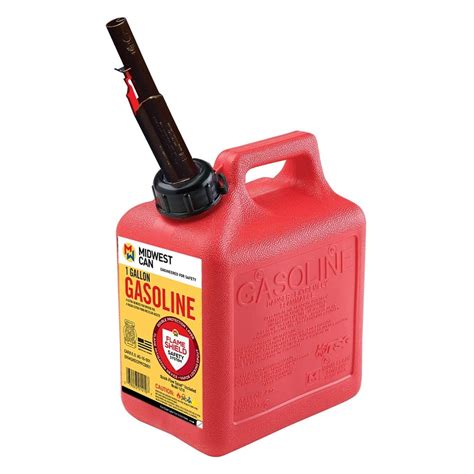 midwest  company   gallon gas  fuel container jugs  spout  pack walmartcom