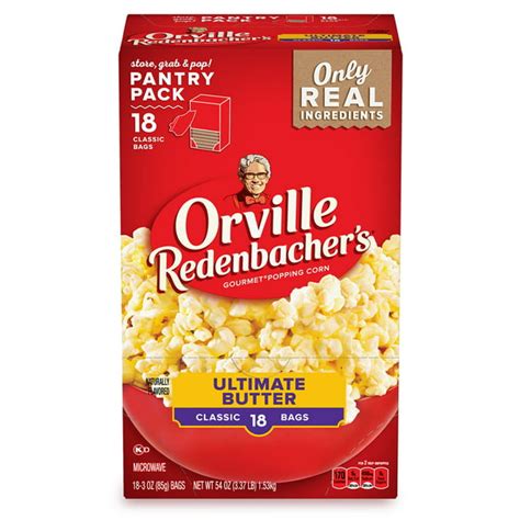 orville redenbachers ultimate butter popcorn  ounce classic bag
