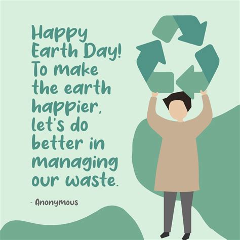 free happy earth day quote download in png