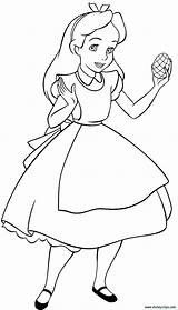 Wonderland Pinha Segurando Easter Tudodesenhos Personaggi 1419 Tinkerbell Disneyclips Cinderella sketch template