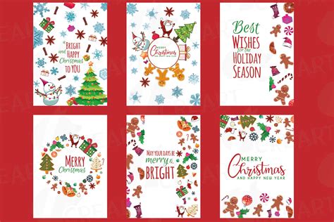 christmas note card templates