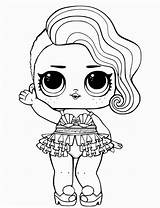 Lol Coloring Pages Surprise Dolls Print Series Doll sketch template