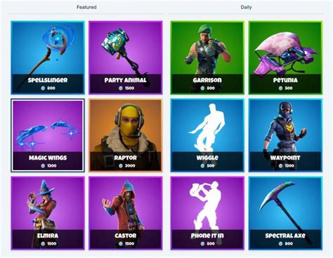 fortnite item shop featured  daily items today fortnite insider