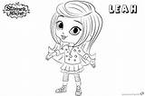 Shimmer Shine Leah Lineart Bettercoloring sketch template
