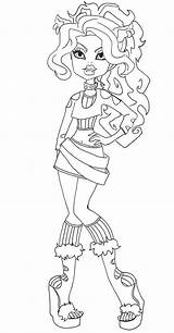 Clawdeen Coloringkids sketch template