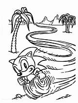 Sonic Hedgehog Colouring Fastest Retroreprints sketch template
