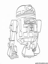 Robots R2 Fujin sketch template