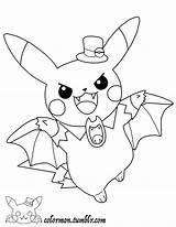 Coloring Pikachu Pages Cute Pokemon Halloween Color Dressed Tumblr Printable Kids Colouring Anime Look Sheets Print Fairy Adult Imprimer Drawing sketch template