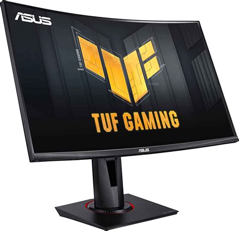 hz monitor asus tuf gaming vgvqm  curved panel